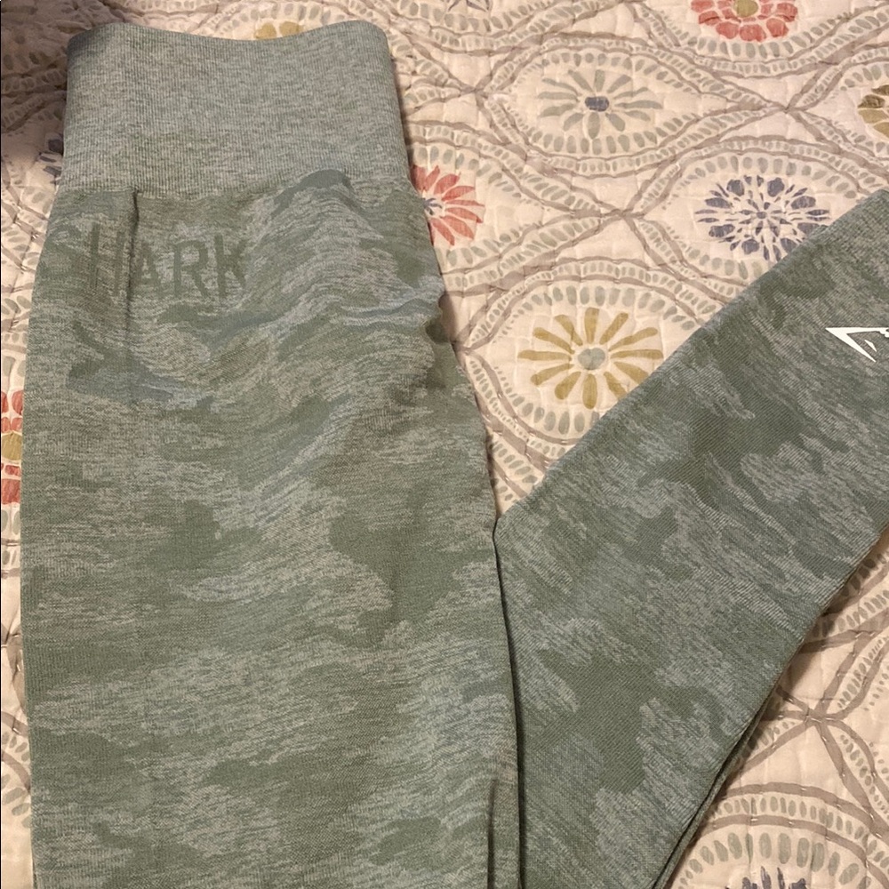 Gymshark Camo Green Leggings